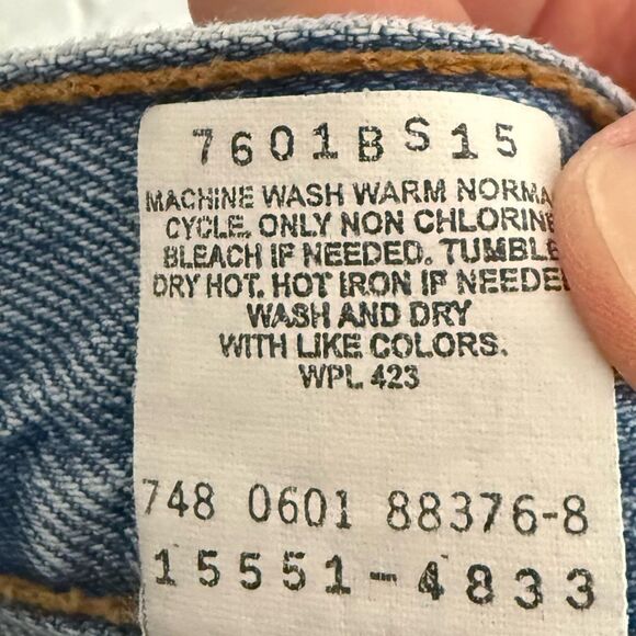 VINTAGE Levi’s 550 Relaxed Fit Tapered Leg Jeans Size 10 Short - Picture 6 of 6